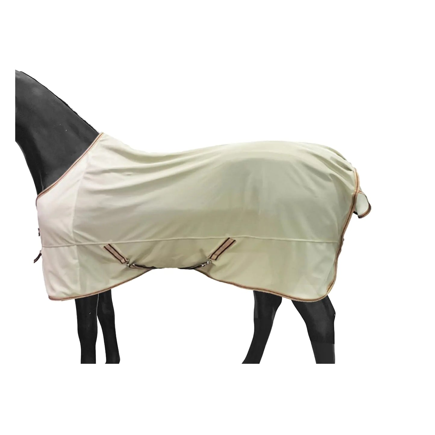 BARN & STABLE Breathable and UV Protective Tear-Resistant Mesh Horse Fly Sheet Comfy Equine Summer Sheet with Removable Web Leg Straps - The One Stop Equine Shop