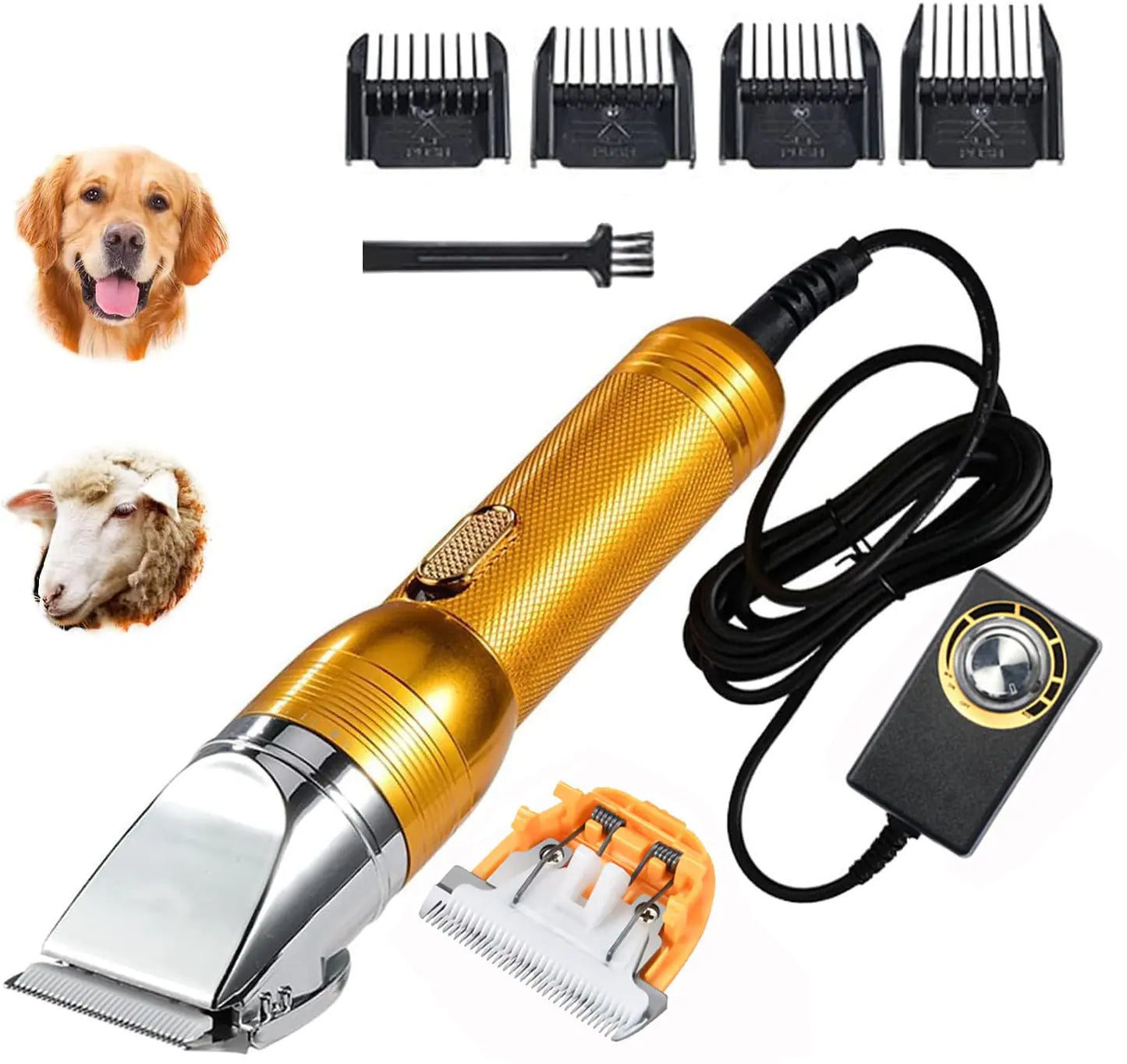 Electric Professional Dog Grooming Clippers 350W Sheep Shears Pet Grooming Clippers for Heavy Duty HairHorses Cat Farm Livestock Fur Carpet Trimmers Shaver for Thick Coats - The One Stop Equine Shop