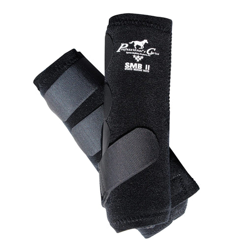 Professionals Choice Equine SMBII Leg Boots | Sold in Pairs | Black | Medium