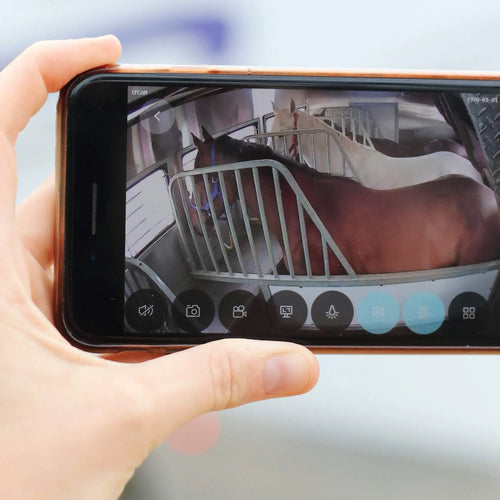 Equine Eye Voyager - Wireless Horse Trailer Camera – Live Video to Your Mobile with Night Vision Audio - 8 Hours Battery Life - No Cell Signal Needed - Compatible with iPhone & Android Devices - The One Stop Equine Shop
