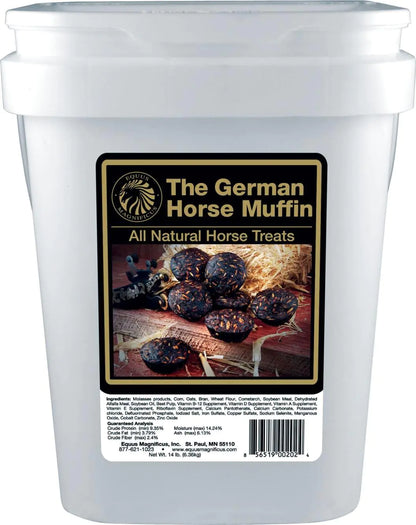 DPD The German Horse Muffin All Natural Horse Treats - 14 Pound Bucket - The One Stop Equine Shop