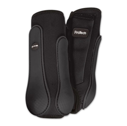 Classic Equine Pro Tech Front Horse Boots Black M - The One Stop Equine Shop