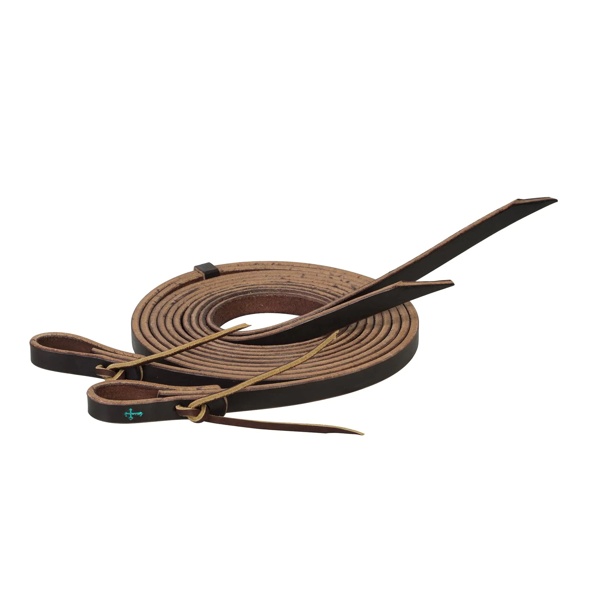 Weaver Leather Skirting Leather Split Reins 7-feet Long Western Reins for Horses for Trail Riding and More Durable Equine Supplies Dark Oil - The One Stop Equine Shop