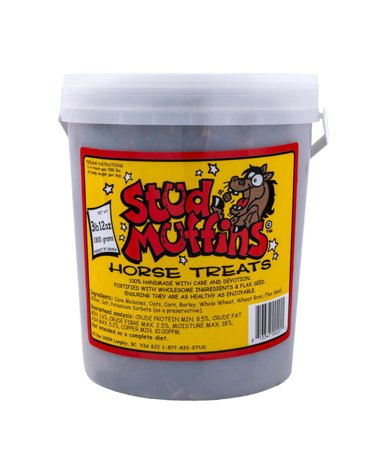Stud Muffins S1060 Stud Muffins Horse Treats 60 Oz Bucket - The One Stop Equine Shop