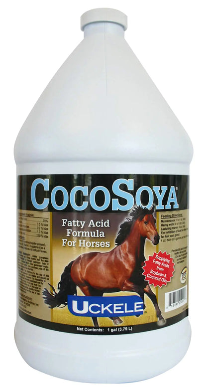 Uckele CocoSoya Granular Horse Supplement - Omega Fatty Acid Supplement for Horses - Equine Vitamin & Mineral Supplement - 5lb - The One Stop Equine Shop