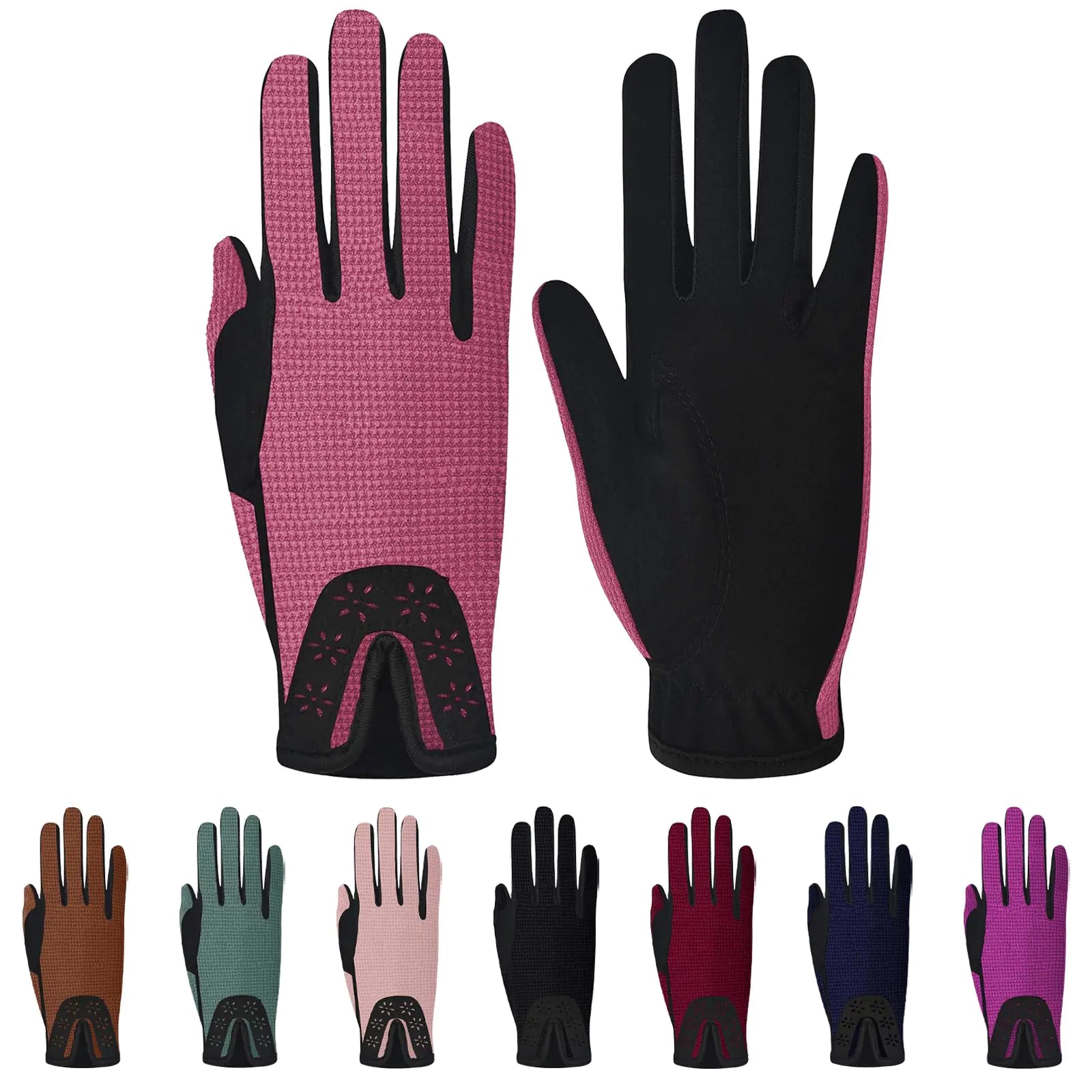 Thapower Kids Horse Riding Gloves Girls Youth Equestrian Gloves Summer Winter Outdoor Sports Horseback Riding Glove Cycling Biking Driving Gardening Mittens - The One Stop Equine Shop