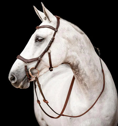 Bello-Equine MICKLEM Bridle - Havana Brown - Full Size
