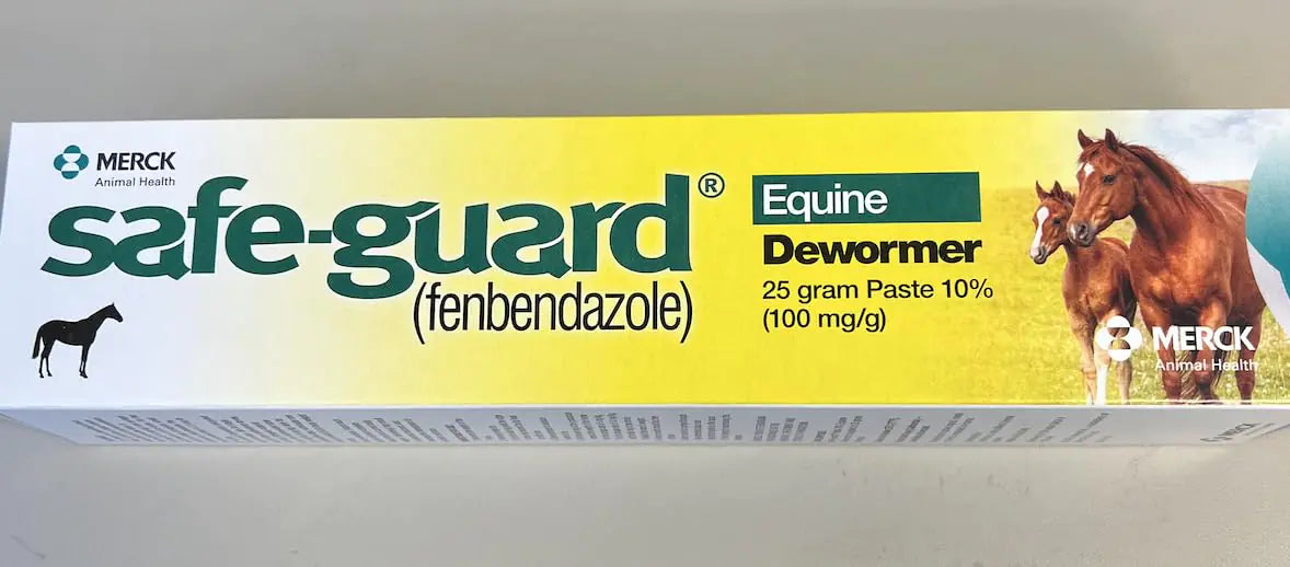 Safe-Guard Equine Paste 10% Fenbendazole Horse Wormer Control Lungworm Stomach and Intestinal Apple Flavor. - The One Stop Equine Shop