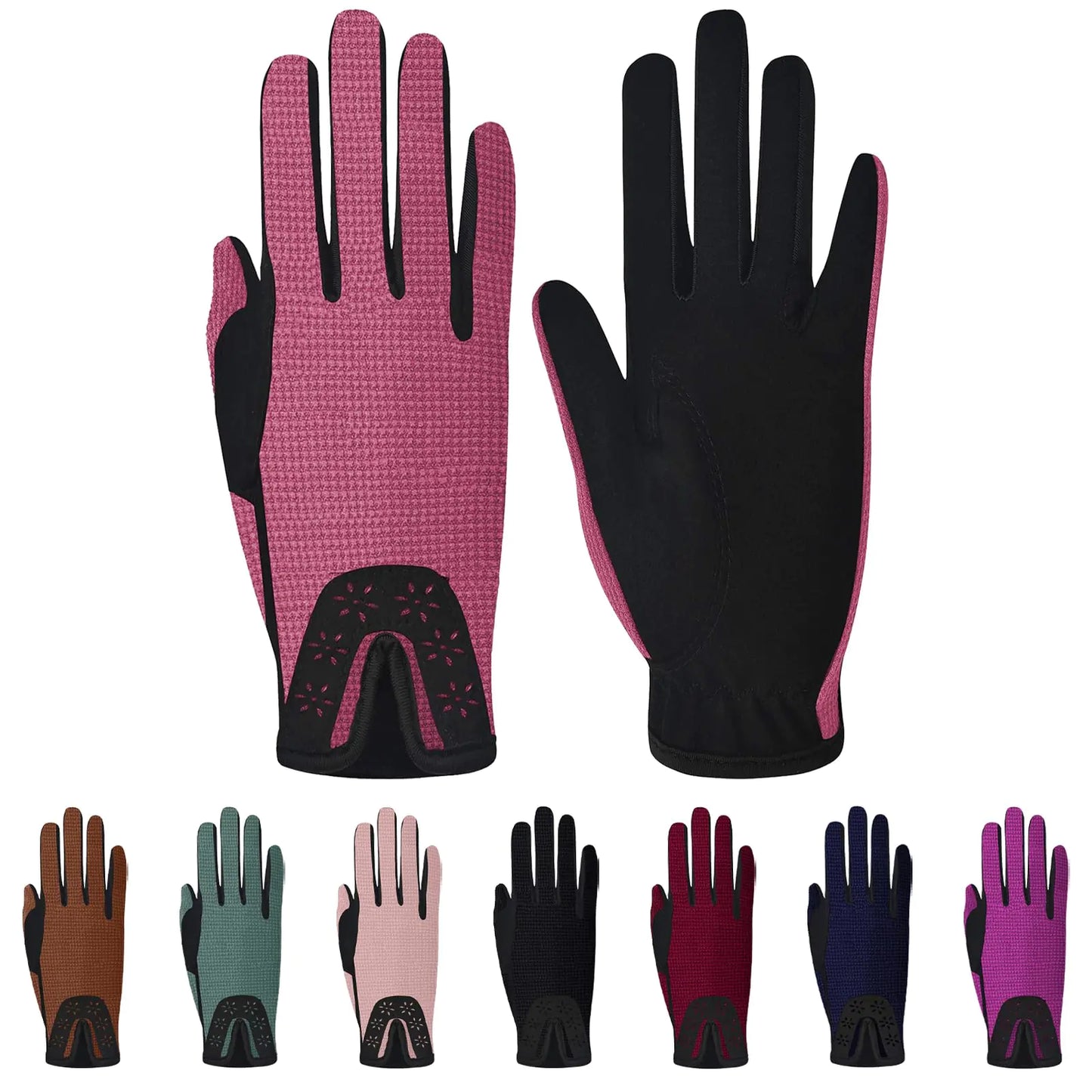 Thapower Kids Horse Riding Gloves Girls Youth Equestrian Gloves Summer Winter Outdoor Sports Horseback Riding Glove Cycling Biking Driving Gardening Mittens - The One Stop Equine Shop