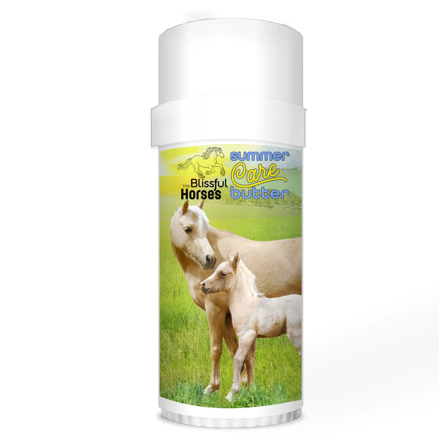 The Blissful Horses Summer Care Sun Butter Gentle Horse Sunscreen Easy-to-Apply Equine Sunblock Solution Must-Have Horse Essentials for All Day Sun Protection 2 oz. - The One Stop Equine Shop