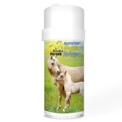 The Blissful Horses Summer Care Sun Butter Gentle Horse Sunscreen Easy-to-Apply Equine Sunblock Solution Must-Have Horse Essentials for All Day Sun Protection 2 oz. - The One Stop Equine Shop