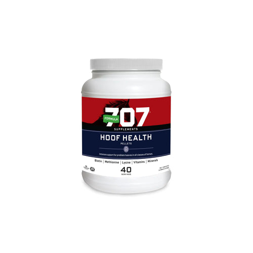 Formula 707 Hoof Health Equine Supplement 2.5lb Jar – Biotin Amino Acids and Minerals to Improve and Support Healthy Horse Hooves - The One Stop Equine Shop