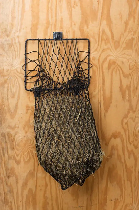 Hay Hoops II Quick Assemble Collapsible Wall Hay Feeder with Net - The One Stop Equine Shop