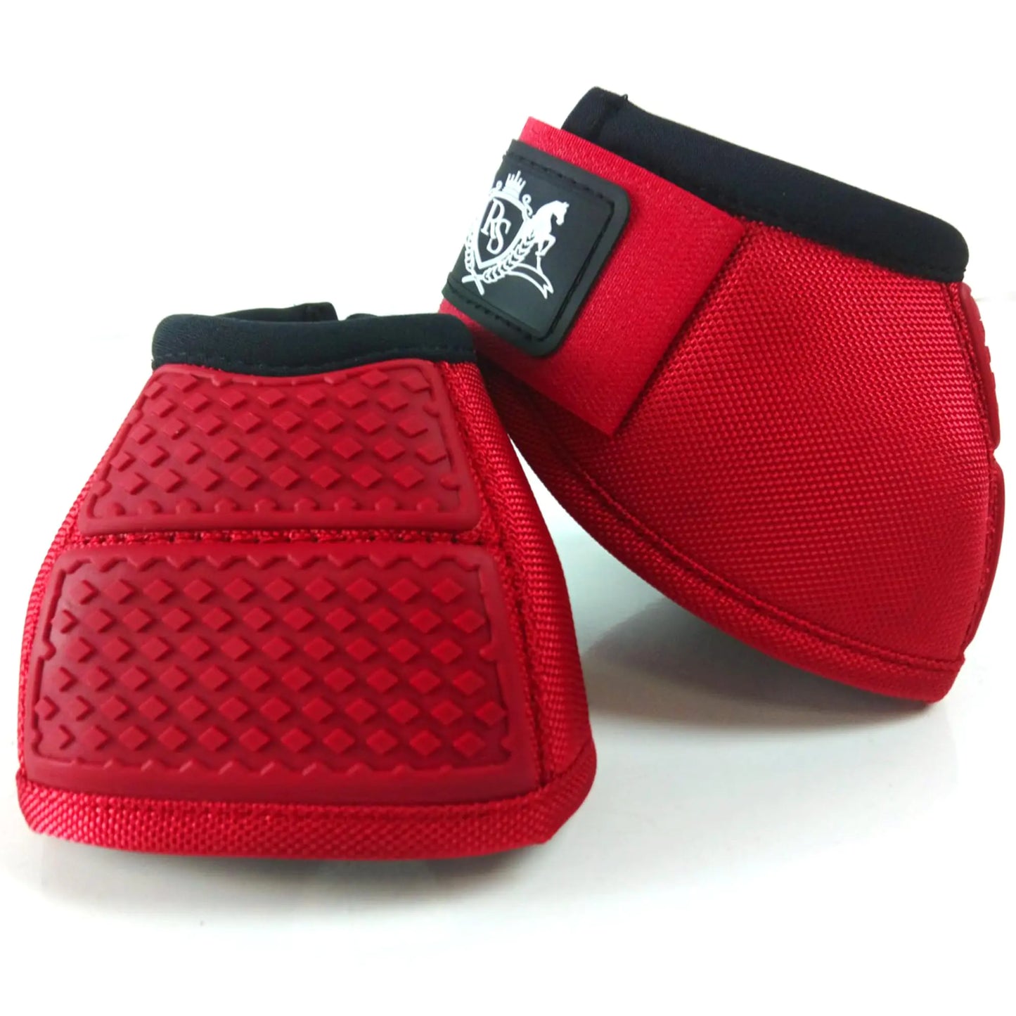 Horse Bell Boots (Red Medium) - The One Stop Equine Shop