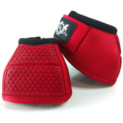 Horse Bell Boots (Red Medium) - The One Stop Equine Shop