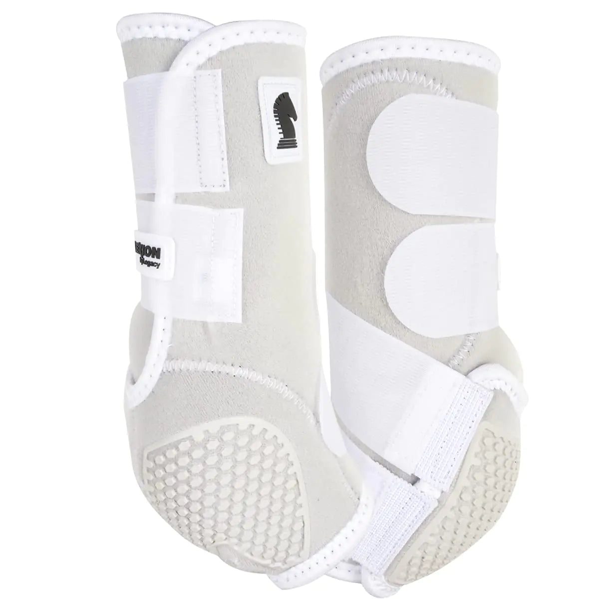 Classic Equine Flexion by Legacy Support Boot Front Medium White - The One Stop Equine Shop
