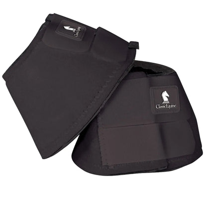 Classic Equine Neoprene Bell Boots Black Medium - The One Stop Equine Shop