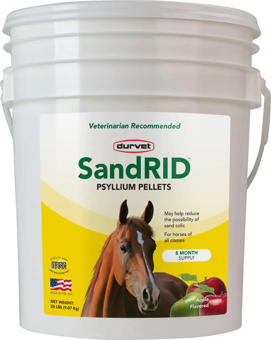 Durvet/Equine 699629 Sandrid Psyllium Pellets for Equine 20 lb