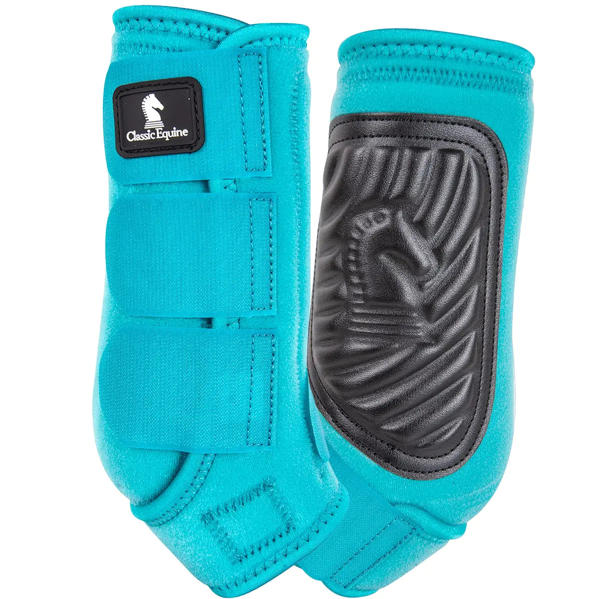 Classic Equine Classic Fit Front Boots Aqua Medium - The One Stop Equine Shop