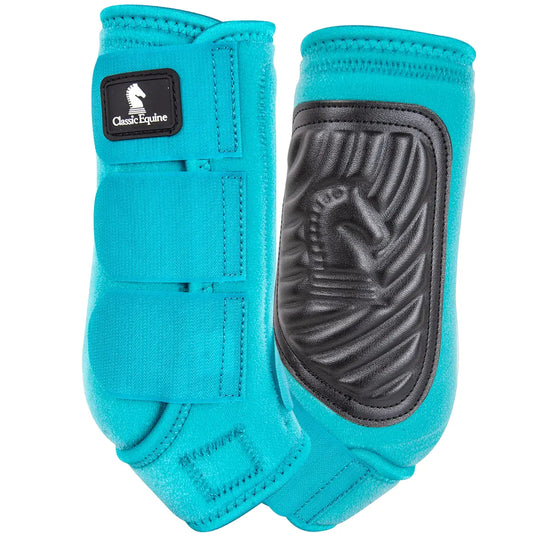 Classic Equine Classic Fit Front Boots Aqua Medium - The One Stop Equine Shop