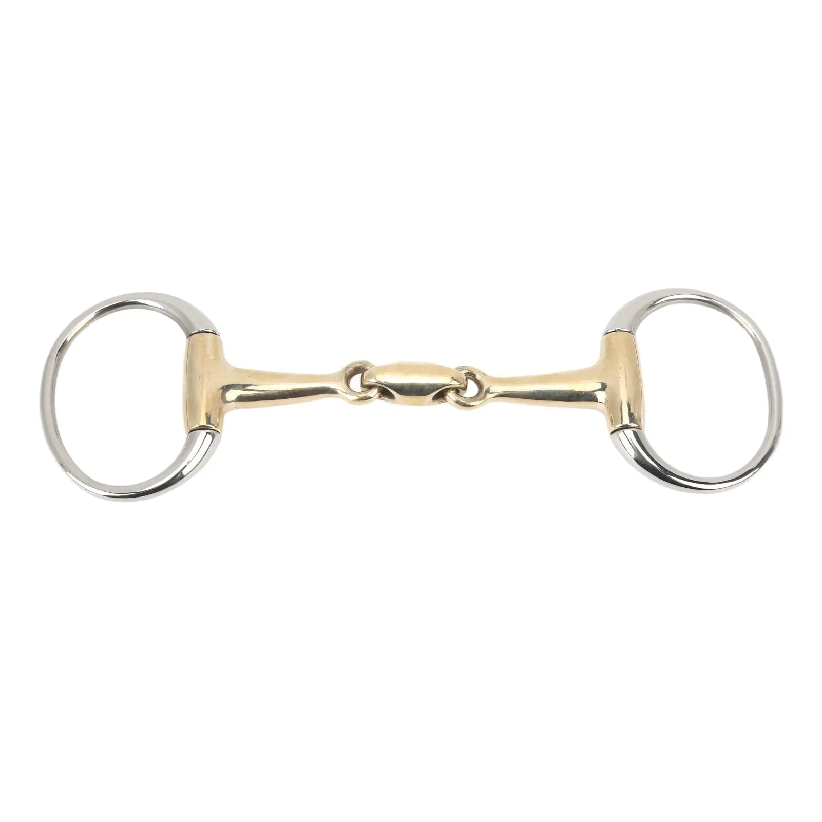 Snaffle Bit Stainless Steel Double Jointed Loose Snaffle Bit Professional 135mm/5in Mouth Snaffle Horse Bit with Copper Link for Equestrian Supplies Equestrian - The One Stop Equine Shop