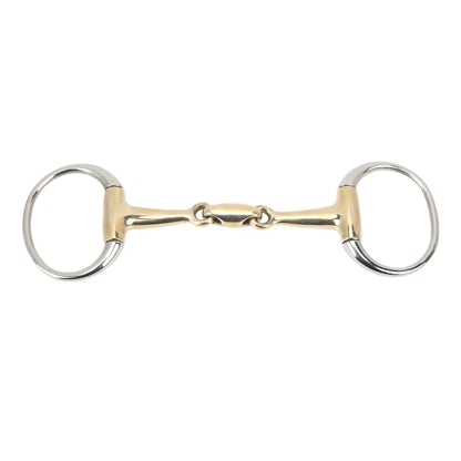 Snaffle Bit Stainless Steel Double Jointed Loose Snaffle Bit Professional 135mm/5in Mouth Snaffle Horse Bit with Copper Link for Equestrian Supplies Equestrian - The One Stop Equine Shop