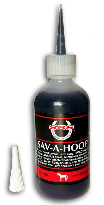 SBS Equine | SAV-A-HOOF Gel II | Hoof Treatment | Long-Lasting Time Release Formula | No Messy Waste or Run-Off (4 Fluid Oz) - The One Stop Equine Shop