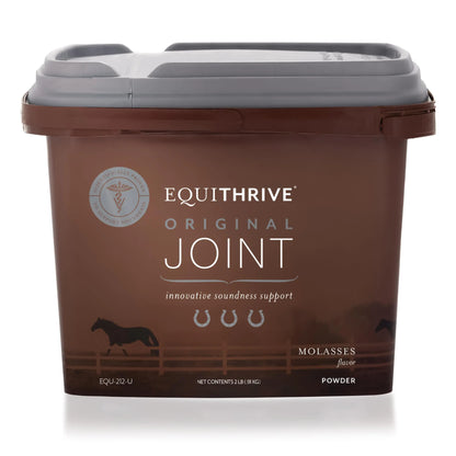 Equithrive Original Joint Supplement Powder with Resveratrol and Hyaluronic Acid for Horses Equine Care Molasses Flavor 2 lbs - The One Stop Equine Shop