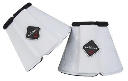 LeMieux ProShell Overreach Horse Boots - Over Reach or Bell Boots for Horses - Protective Gear and Training Equipment - Equine Boots Wraps & Accessories (White - XLarge) - The One Stop Equine Shop