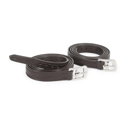 Shires Easy Care Non Stretch Stirrup Leathers (Black 61) - The One Stop Equine Shop