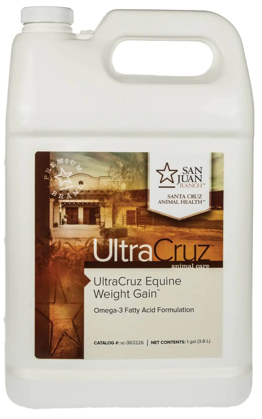 UltraCruz Equine Weight Gain Supplement for Horses 1 Gallon