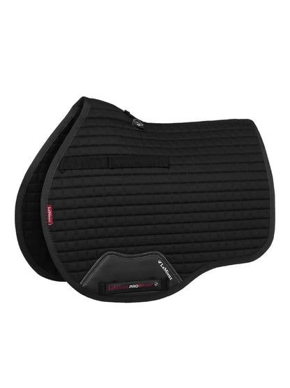 LeMieux General Purpose Cotton Square Saddle Pad - English Saddle Pads for Horses - Equestrian Riding Equipment and Accessories (Black - Small/Medium) - The One Stop Equine Shop