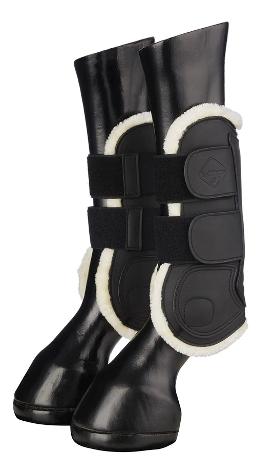 LeMieux Capella Comfort Horse Tendon Boots - Protective Gear and Training Equipment - Equine Boots Wraps & Accessories - Tendon Protection and Support (Black/Size 3) - The One Stop Equine Shop