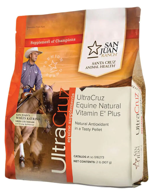UltraCruz Equine Natural Vitamin E Plus Supplement for Horses 2 lb Pellet (13 Day Supply) - The One Stop Equine Shop